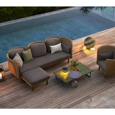 Cane-line - Arch Sofa 3-Sitzer mit hohen Arm-/Rückenlehnen Cane-line - Arch Sofa 3-Sitzer mit hohen Arm-/Rückenlehnen