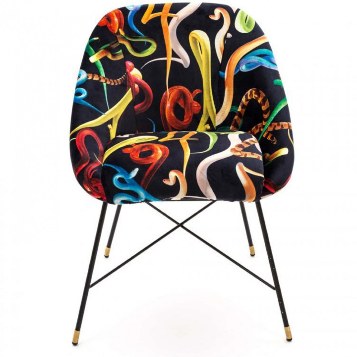 Seletti - TP Snakes Stuhl Gepolstert Seletti - TP Snakes Stuhl Gepolstert
