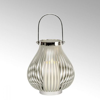 Lambert - Helen Laterne Taupe Bauchig S Lambert - Helen Laterne Taupe Bauchig S