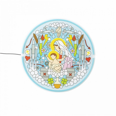 Seletti - LED Gospel Jungfrau Maria Wanddekoration Seletti - LED Gospel Jungfrau Maria Wanddekoration