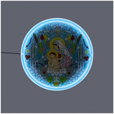 Seletti - LED Gospel Jungfrau Maria Wanddekoration Seletti - LED Gospel Jungfrau Maria Wanddekoration