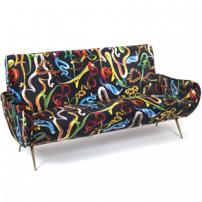 Seletti - TP Snakes Dreisitzer Sofa Seletti - TP Snakes Dreisitzer Sofa