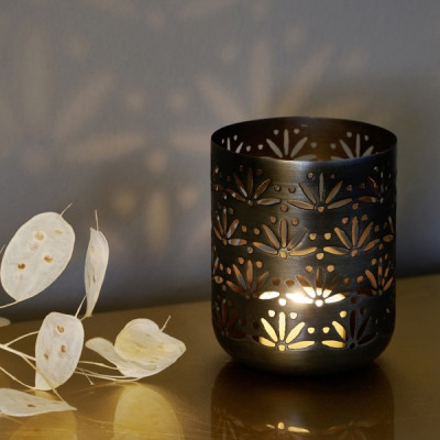 Lambert - Varosi Windlicht Eisen Patiniert Anthrazit Lambert - Varosi Windlicht Eisen Patiniert Anthrazit