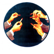 Seletti - TP Lipsticks Teppich Ø 200 cm