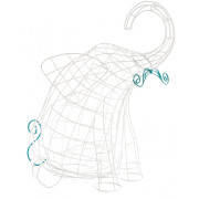 Seletti - Fantastico Domestico Elephant Korb