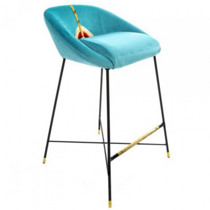 Seletti - TP Drill Barhocker gepolstert Seletti - TP Drill Barhocker gepolstert