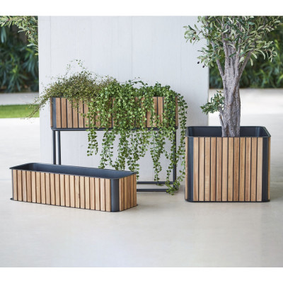 Cane-line - Combine Pflanzengefäß medium Quadrat Cane-line - Combine Pflanzengefäß medium Quadrat