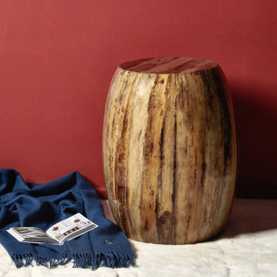 Lambert - Keiko Hocker/Beistelltisch Bananenblatt Lackiert Lambert - Keiko Hocker/Beistelltisch Bananenblatt Lackiert