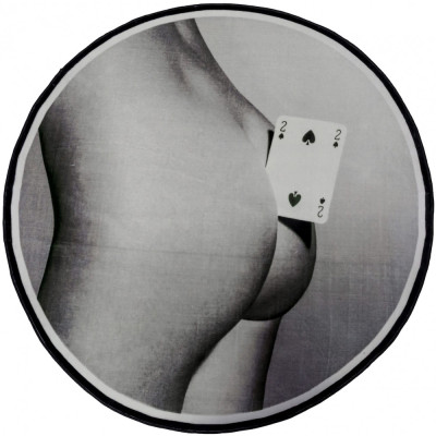 Seletti - TP Two Of Spades Teppich Ø194 cm Seletti - TP Two Of Spades Teppich Ø194 cm