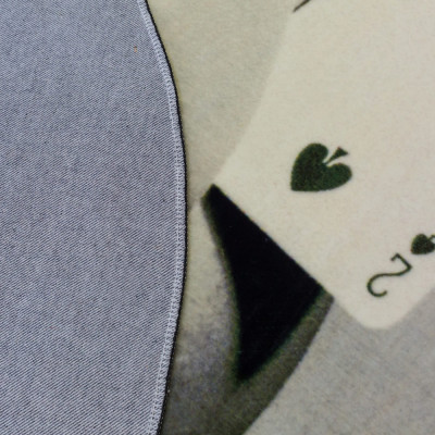 Seletti - TP Two Of Spades Teppich Ø194 cm Seletti - TP Two Of Spades Teppich Ø194 cm