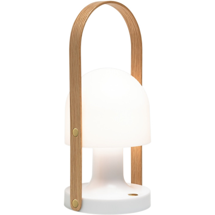 Marset - FollowMe Tischleuchte Plus Akku Weiß - Weiß Marset - FollowMe Tischleuchte Plus Akku Weiß - Weiß