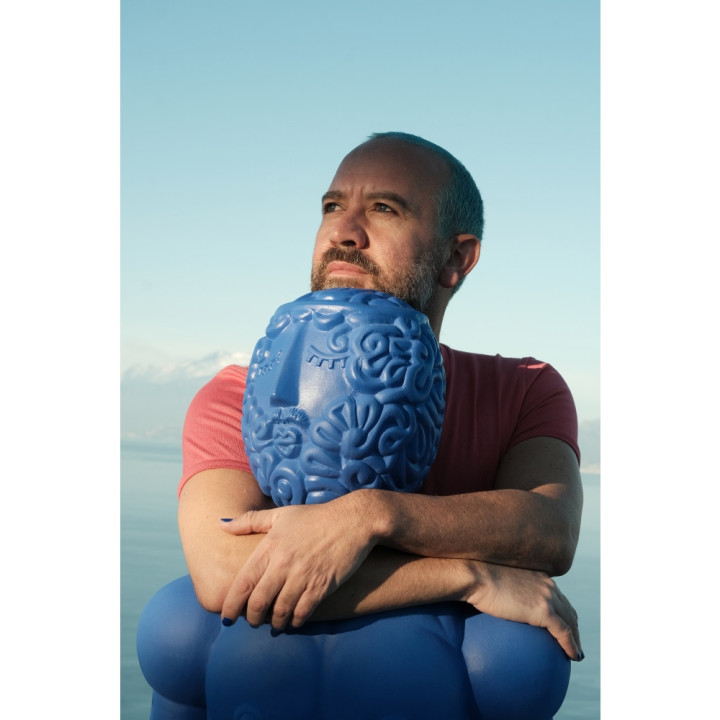 Seletti - Magna Graecia Statue Bronzo Blau Seletti - Magna Graecia Statue Bronzo Blau