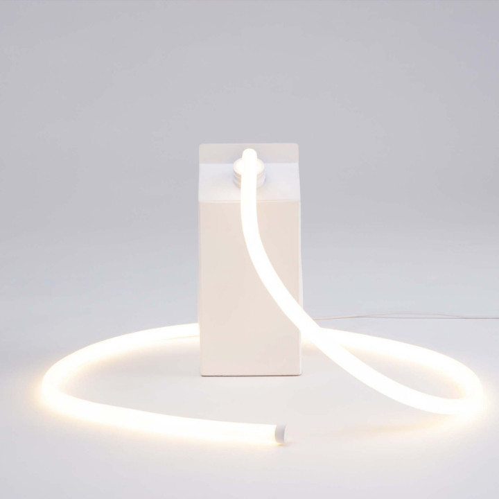 Seletti - Daily Milk Glow LED Lampe Seletti - Daily Milk Glow LED Lampe