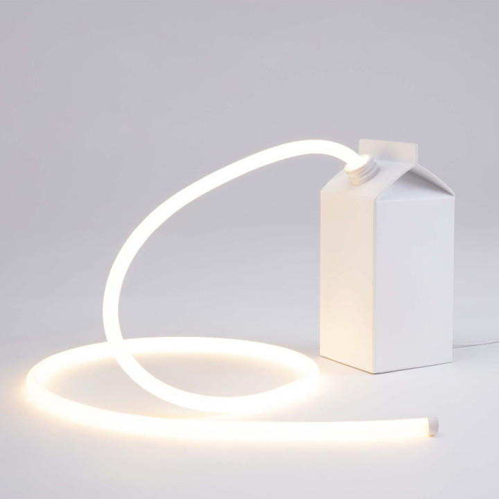 Seletti - Daily Milk Glow LED Lampe Seletti - Daily Milk Glow LED Lampe