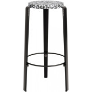TIPTOE - Big Lou Bar Hocker Recyceltes Plastik Macchiato