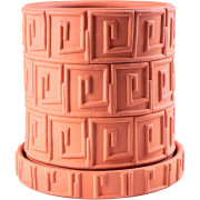 Seletti - Magna Graecia Vase mit Untersetzer Greca