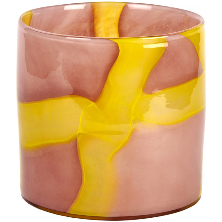 Lambert - Varanasi Vase Rosa/Gelb Lambert - Varanasi Vase Rosa/Gelb