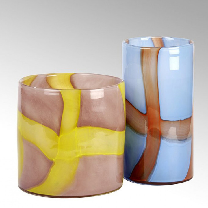 Lambert - Varanasi Vase Rosa/Gelb Lambert - Varanasi Vase Rosa/Gelb