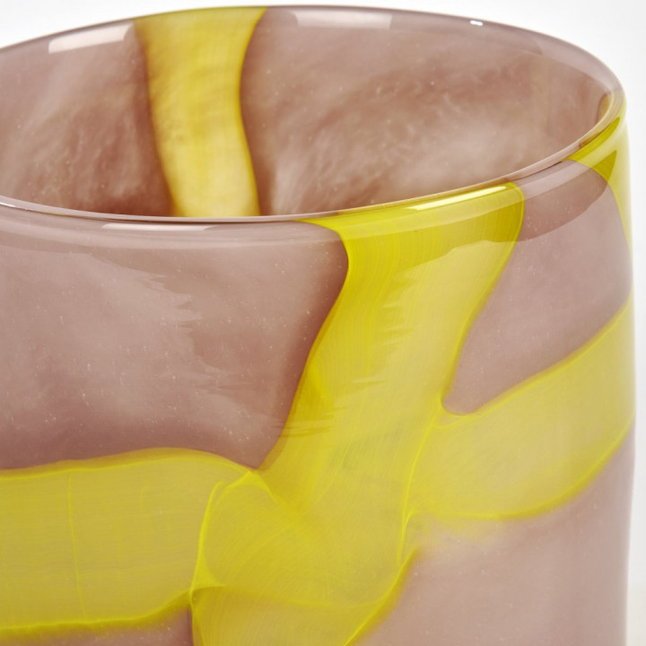 Lambert - Varanasi Vase Rosa/Gelb Lambert - Varanasi Vase Rosa/Gelb