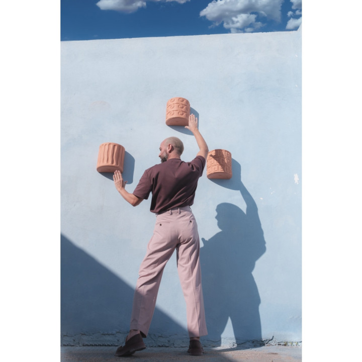 Seletti - Magna Graecia Wand-Vase Dorico Seletti - Magna Graecia Wand-Vase Dorico