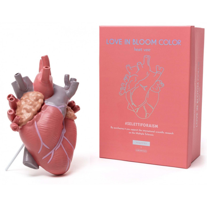 Seletti - Love In Bloom Color Heart Vase Seletti - Love In Bloom Color Heart Vase