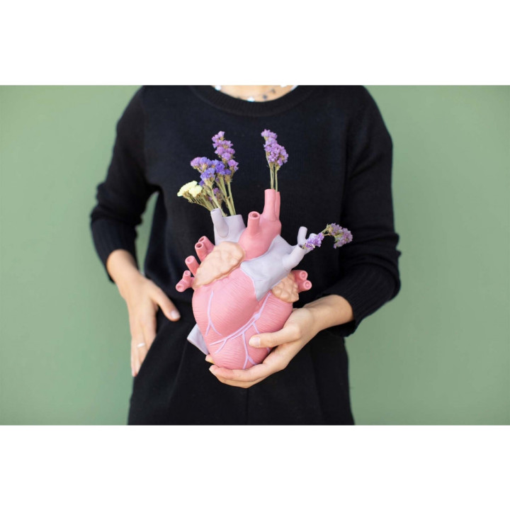 Seletti - Love In Bloom Color Heart Vase Seletti - Love In Bloom Color Heart Vase