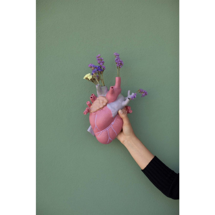 Seletti - Love In Bloom Color Heart Vase Seletti - Love In Bloom Color Heart Vase