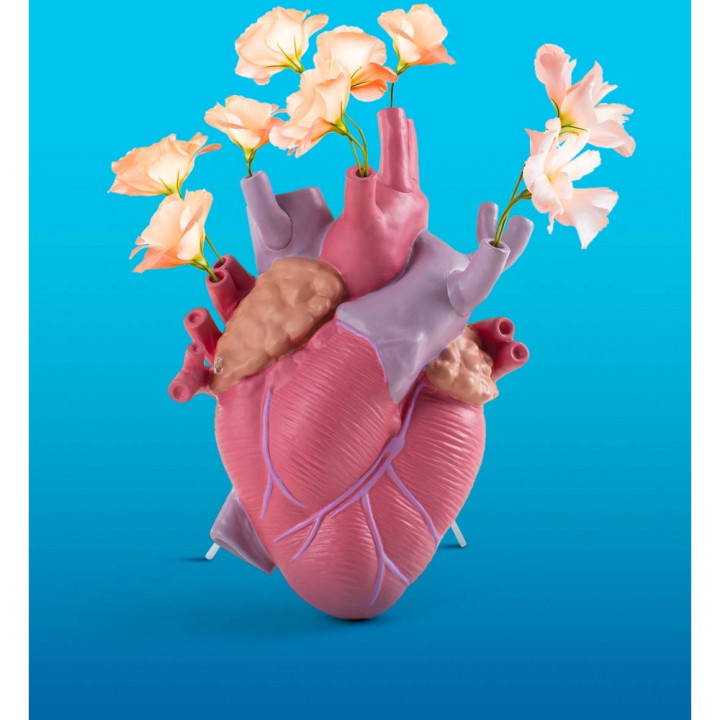 Seletti - Love In Bloom Color Heart Vase Seletti - Love In Bloom Color Heart Vase