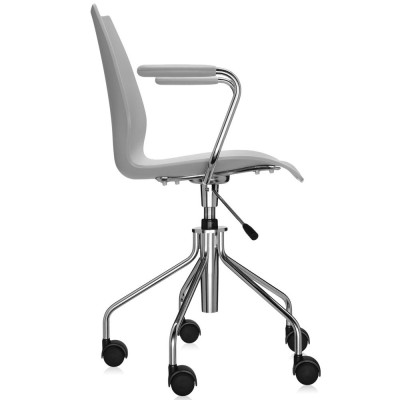 Kartell - Maui Bürostuhl mit Armlehen