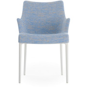 Kartell - Eleganza Nia Armlehnstuhl Gestell Weiß