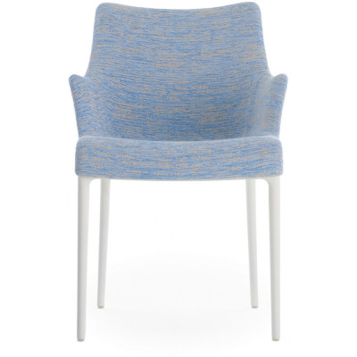 Kartell - Eleganza Nia Armlehnstuhl Gestell Weiß