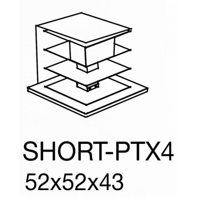 Opinion Ciatti - Ptolomeo X4 Short Büchersäule Opinion Ciatti - Ptolomeo X4 Short Büchersäule