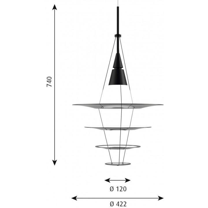 Louis Poulsen - Enigma 425 Pendelleuchte Louis Poulsen - Enigma 425 Pendelleuchte