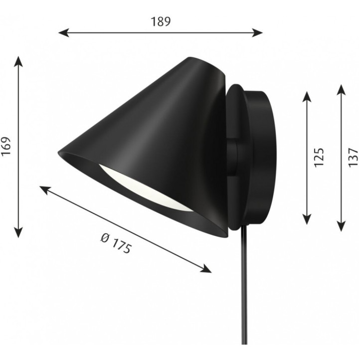 Louis Poulsen - Keglen Wandleuchte Louis Poulsen - Keglen Wandleuchte