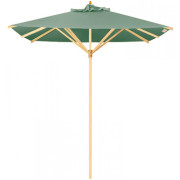 Weishäupl - Klassiker Sonnenschirm 210x210 cm mit Flaschenzug und Knick