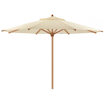 Weishäupl - Teak Sonnenschirm Ø350 cm mit Flaschenzug Weishäupl - Teak Sonnenschirm Ø350 cm mit Flaschenzug