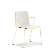 Pedrali - Tweet 898 Kufenstuhl mit Armlehnen