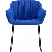 Pedrali - Babila XL 2743R Gepolsterter Armlehnstuhl Kufengestell