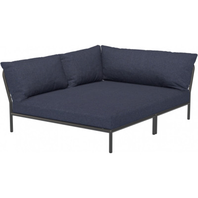 Houe - Level 2 Lounge Cozy Sofa-Element Links Dunkelgrau Houe - Level 2 Lounge Cozy Sofa-Element Links Dunkelgrau