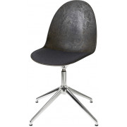Mater - Eternity Drehstuhl Gestell poliert mit Sitzpolsterung