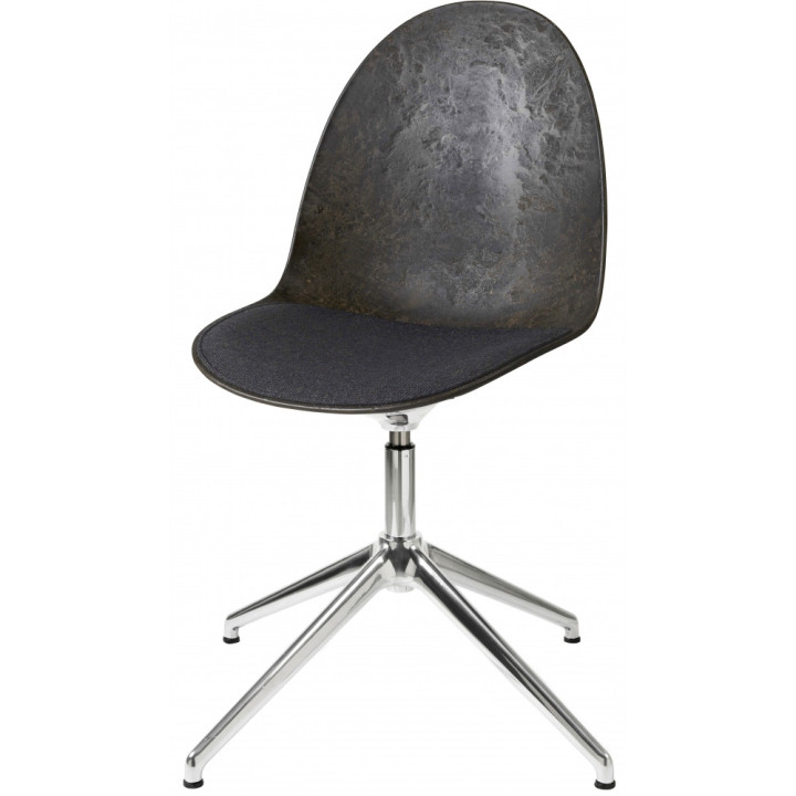 Mater - Eternity Drehstuhl Gestell poliert mit Sitzpolsterung Mater - Eternity Drehstuhl Gestell poliert mit Sitzpolsterung