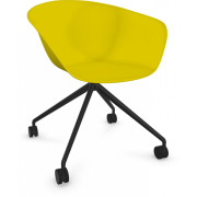 Arper - Duna 02 4207 Stuhl mit Rollen fest