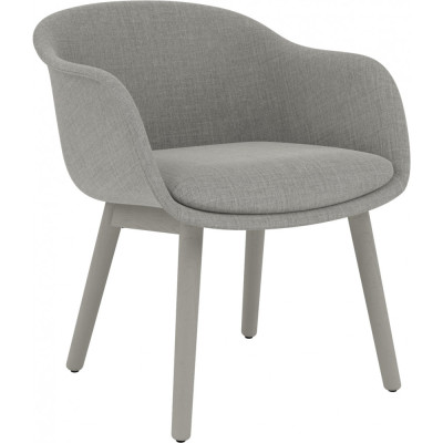 Muuto - Fiber Konferenzsessel mit Holzgestell