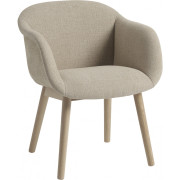 Muuto - Fiber Soft Chair mit Holzgestell