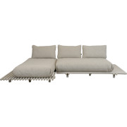 Cane-line - Sticks Plattform Sofa mit Chaise Lounge