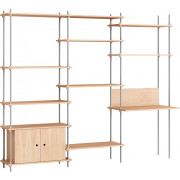 Moebe - Shelving System s.200.3.D Regal| Dreifach