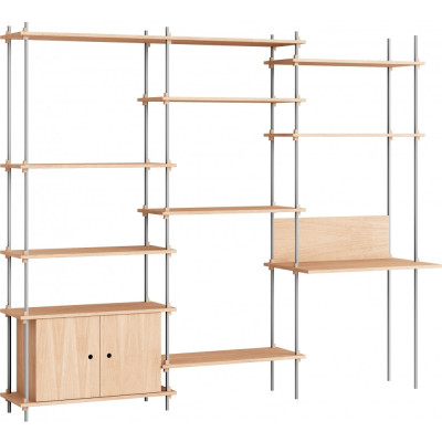 Moebe - Shelving System s.200.3.D Regal| Dreifach Moebe - Shelving System s.200.3.D Regal| Dreifach