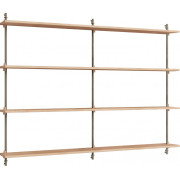 Moebe - Wall Shelving ws.115.2.B Wandregal| Doppelt