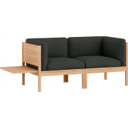 Moebe - Modular Sofa 2-Sitzer mit Armlehnen und Beistelltisch Re-Wool Moebe - Modular Sofa 2-Sitzer mit Armlehnen und Beistelltisch Re-Wool