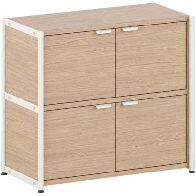 TIPTOE - Unit Regal 2 mit Türen TIPTOE - Unit Regal 2 mit Türen